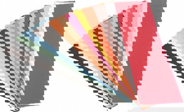 14 Piece, 0.0005 to 0.03 Inch Thickness, Plastic Shim Stock Sheet Assortment